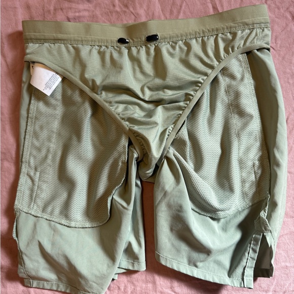 Nike Stride men's Dri-FIT 7" brief-lined running shorts sz S in jade horizon - Picture 5 of 8